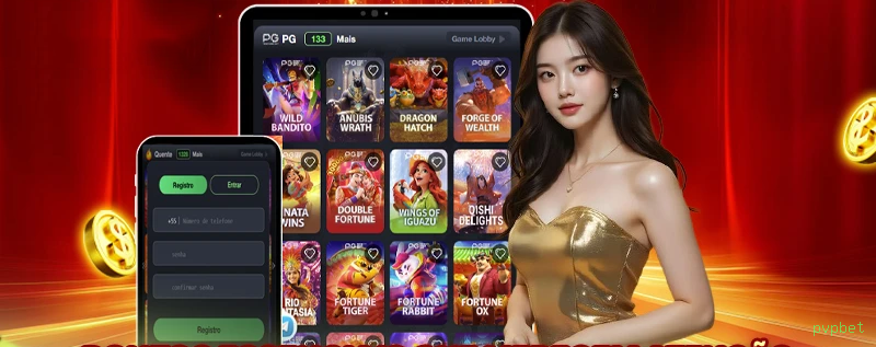 Conta pvpbet sincronizada site e app